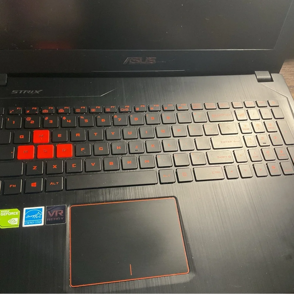 ASUS Gaming Laptop - Black with Red Accents *needs new Battery *